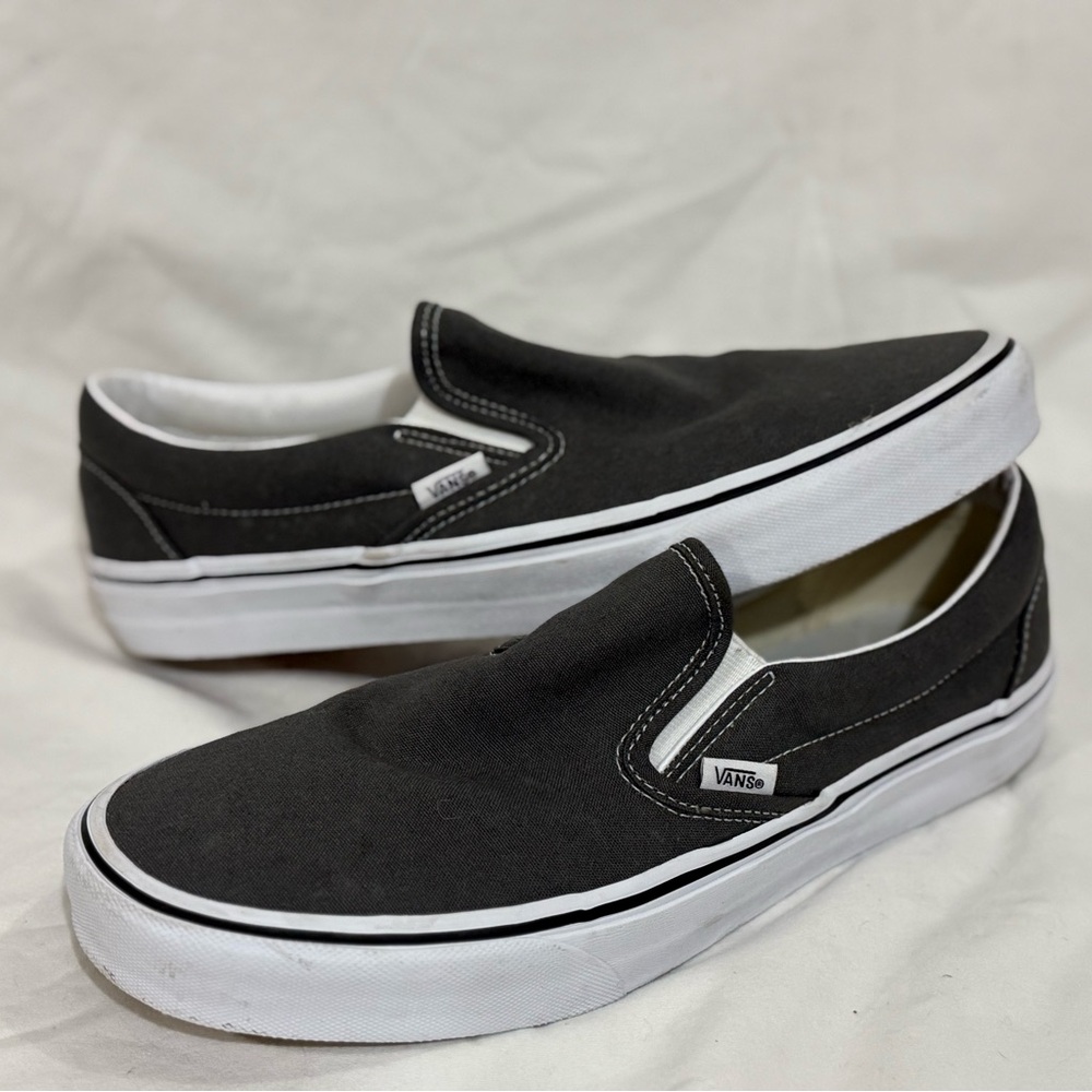 Vans Black Slip-On Sneakers